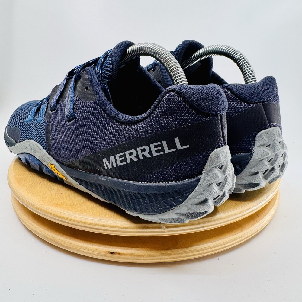 Merrell Trail Glove 6 Shoes Mens 9 Blue Barefoot Trail Running Sneakers - Picture 6 of 8